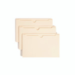 Smead Manila File Jackets, 2-Ply Straight Tab, Legal Size, Manila, 50/Box SMD76560