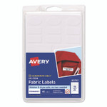 Avery Kids No-Iron Fabric Labels, Handwrite Only, Assorted Shapes and Sizes, White, 15 Labels/Sheet, 3 Sheets/Pack Avery Kids No-Iron Fabric Labels, Handwrite Only, Assorted Shapes and Sizes, White, 15 Labels/Sheet, 3 Sheets/Pack
