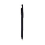 Pentel Rolling Writer Roller Ball Pen, Stick, Medium 0.8 mm, Black Ink, Black Barrel, Dozen (PENR100A) Product Image 