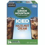 Green Mountain Coffee Hazelnut Cream Brew Over Ice Coffee K-Cups, 24/Box