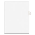 Avery-Style Preprinted Legal Side Tab Divider, 26-Tab, Exhibit D, 11 x 8.5, White, 25/Pack, (1374) View Product Image