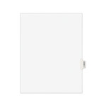Avery-Style Preprinted Legal Side Tab Divider, 26-Tab, Exhibit G, 11 x 8.5, White, 25/Pack (AVE01377) View Product Image