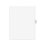 Avery-Style Preprinted Legal Side Tab Divider, 26-Tab, Exhibit E, 11 x 8.5, White, 25/Pack, (1375) View Product Image