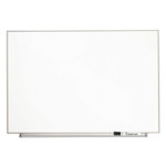 Quartet Matrix Magnetic Boards, 34" x 23", White Surface, Satin Aluminum Frame