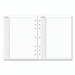AT-A-GLANCE Lined Notes Pages for Planners/Organizers, 8.5 x 5.5, White Sheets, Undated