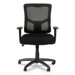 Alera Elusion II Series Mesh Mid-Back Swivel/Tilt Chair, Adjustable Arms, Supports 275lb, 17.51" to 21.06" Seat Height, Black