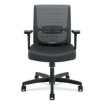 HON Convergence Mid-Back Task Chair, Swivel-Tilt, Supports Up to 275 lb, 15.75" to 20.13" Seat Height, Black (HONCMS1AUR10)