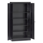 Tennsco 72" High Standard Cabinet (Assembled), 36w x 18d x 72h, Black