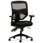HON VL532 Mesh High-Back Task Chair, Supports Up to 250 lb, 17" to 20.5" Seat Height, Black