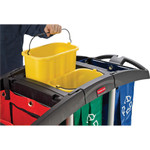 Rubbermaid Commercial Products Sanitizing Caddy, 10 Quart, 14"x7-1/2"x8", Yellow (RCP9T8200YW) Product Image 