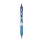 Pilot B2P Bottle-2-Pen Recycled Ballpoint Pen, Retractable, Fine 0.7 mm, Blue Ink, Translucent Blue Barrel, Dozen (PIL32601) View Product Image
