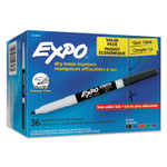 EXPO Low-Odor Dry Erase Marker Office Value Pack, Fine Bullet Tip, Assorted Colors, 36/Pack (SAN2003893) View Product Image