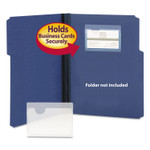 Smead Self-Adhesive Poly Pockets, Top Load, 4.06 x 3, Clear, 100/Box