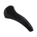 Softalk Standard Telephone Shoulder Rest, 2.63 x 7.5 x 2.25, Black