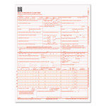 TOPS CMS-1500 Medicare/Medicaid Forms for Laser Printers, One-Part (No Copies), 8.5 x 11, 500 Forms Total View Product Image