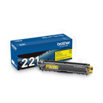 Brother TN221Y Toner, 1,400 Page-Yield, Yellow (BRTTN221Y) View Product Image