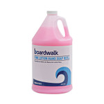 Boardwalk Mild Cleansing Pink Lotion Soap, Cherry Scent, Liquid, 1 gal Bottle (BWK410EA) View Product Image