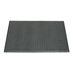 AbilityOne 7220015826224, SKILCRAFT 3-Mat Entry System Scraper/Wiper Mat, 36 x 60, Gray