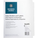 Business Source Punched Laser Index Dividers (BSN36685) View Product Image