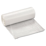 Inteplast Group Low-Density Commercial Can Liners, 10 gal, 0.35 mil, 24" x 24", Clear, 50 Bags/Roll, 20 Rolls/Carton (IBSSL2424LTN) Product Image 