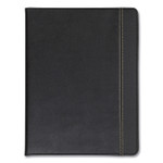 Samsill Slimline Padfolio, Leather-Look/Faux Reptile Trim, Writing Pad, Black (SAM71220) View Product Image