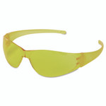 MCR Safety Checkmate Safety Glasses, Amber Temple, Amber Anti-Fog Lens
