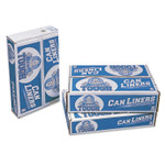 Pitt Plastics Linear Low Density Can Liners, 60 gal, 0.75 mil, 38" x 58", White, 100/Carton (PITMT601XW) Product Image 