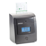 Pyramid Technologies 2650 Pro Auto Aligning Time Clock, LCD Display, Charcoal (PTI2650) View Product Image