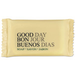 Good Day Amenity Bar Soap, Pleasant Scent, # 1/2, Individually Wrapped Bar, 1,000/Carton (GTP390050A) View Product Image
