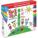 The Pencil Grip Paint Sticks, Tempera, 96/BX, AST (TPG696) View Product Image