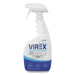 Diversey Virex All-Purpose Disinfectant Cleaner, Citrus Scent, 32 oz Spray Bottle, 8/Carton