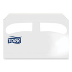 Tork Toilet Seat Cover, Half-Fold, 14.5 x 17, White, 250/Pack, 20 Packs/Carton View Product Image