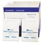 GEN Quarter-Fold Toilet Seat Covers, 14.17 x 16.73, White, 5,000/Carton (GENTSC40125QB) View Product Image