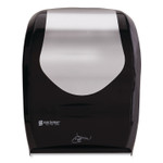 San Jamar Smart System with iQ Sensor Towel Dispenser, 16.5 x 9.75 x 12, Black/Silver