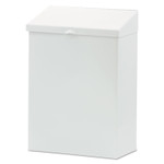 HOSPECO Feminine Hygiene Product Waste Receptacle, Metal, White (HOSND1W) View Product Image