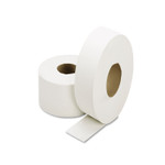 AbilityOne 8540015909072 SKILCRAFT Jumbo Roll Toilet Tissue, 1-Ply, White, 3.7" x 2,000 ft, 12/Box (NSN5909072) View Product Image