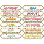 Ashley Magnetic Confetti Months Timesavers (ASH19008) View Product Image