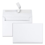 Quality Park Greeting Card/Invitation Envelope, A-9, Square Flap, Redi-Strip Adhesive Closure, 5.75 x 8.75, White, 100/Box