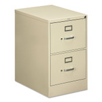 HON 510 Series Vertical File, 2 Legal-Size File Drawers, Putty, 18.25" x 25" x 29"