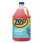 Zep Antibacterial Hand Soap, Fragrance-Free, 1 gal Bottle, 4/Carton (ZPPR46124) View Product Image
