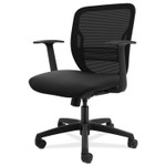 HON Gateway Mid-Back Task Chair, Supports Up to 250 lb, 17" to 22" Seat Height, Black (HONGVFMZ1ACCF10) View Product Image