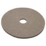 AbilityOne 7910008209898 SKILCRAFT Floor Pads, 20" Diameter, Tan, 5/Box (NSN8209898) View Product Image