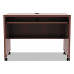 Alera Valencia Series Mobile Workstation Desk, 41.38" x 23.63" x 30", Medium Cherry