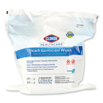 Clorox Healthcare Bleach Germicidal Wipes, 1-Ply, 12 x 12, Unscented, White, 110/Bag (CLO30359) View Product Image
