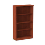 Alera Valencia Series Bookcase, Four-Shelf, 31.75w x 14d x 54.88h, Medium Cherry (ALEVA635632MC) View Product Image