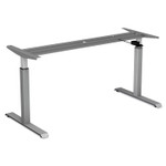 Alera AdaptivErgo Sit-Stand Pneumatic Height-Adjustable Table Base, 59.06" x 28.35" x 26.18" to 39.57", Gray View Product Image