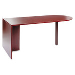 Alera Valencia Series D-Top Desk, 71" x 35.5" x 29.63", Mahogany
