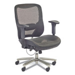 Safco Lineage Big and Tall All-Mesh Task Chair, Supports Up to 400 lb, 19.5" to 23.25" Seat Height, Black Seat, Chrome Base Safco Lineage Big and Tall All-Mesh Task Chair, Supports Up to 400 lb, 19.5" to 23.25" Seat Height, Black Seat, Chrome Base