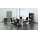 Medina Series Conference Table Legs, 27.56" X 2.38" X 28.11", Gray Steel (MLNMNCBLGS) Product Image 