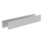 Safco Medina Series Conference Table Modesty Panels, 82.5" x 0.63" x 11.8", Gray, Steel